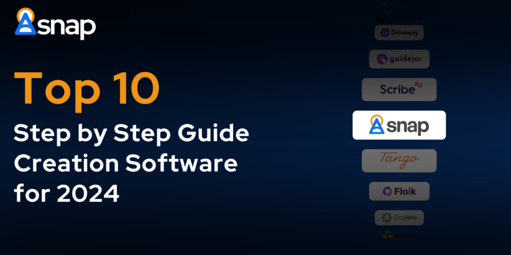 Top 10 step by step guide creation software for 2024